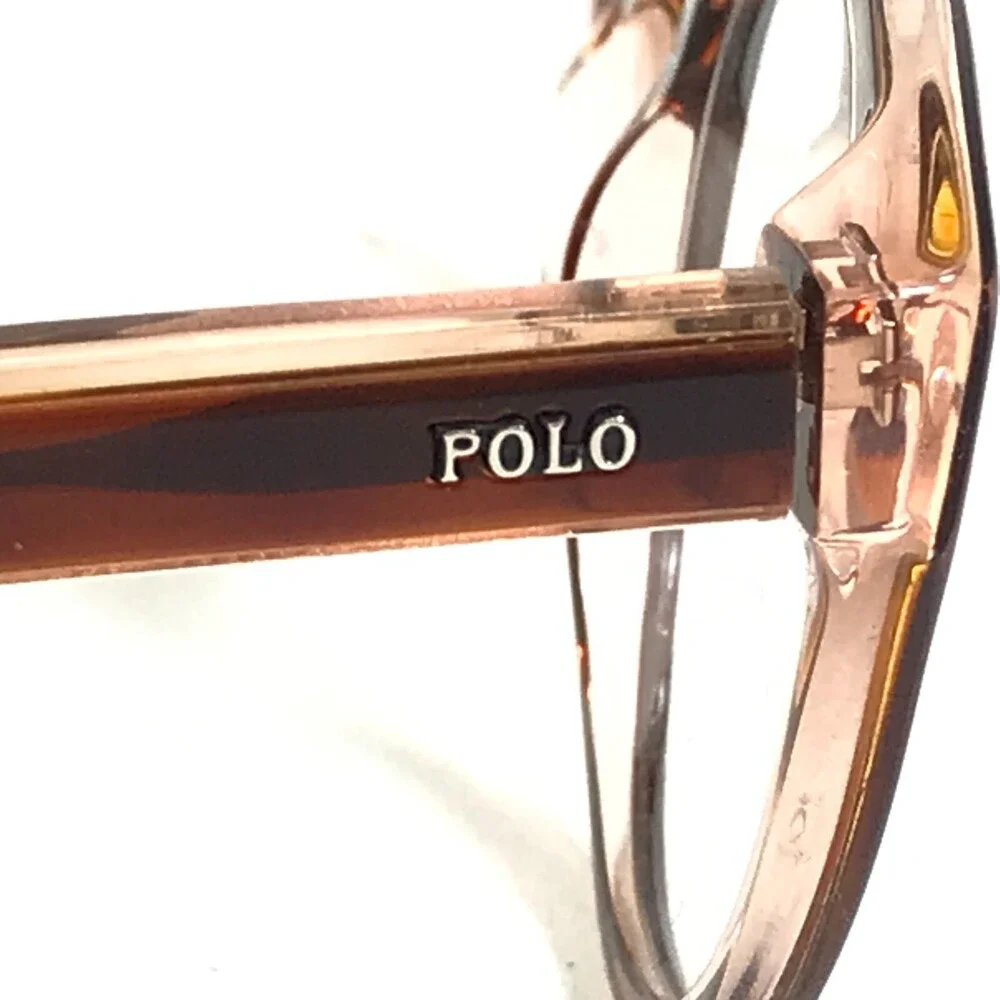 Polo Ralph Lauren Eyeglasses Frames PH 2174 5639 Brown Clear Cat Eye 49-21-145